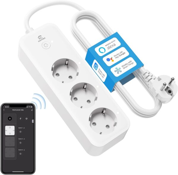 Eightree Smart WiFi разклонител с 3 AC порта - Image 1