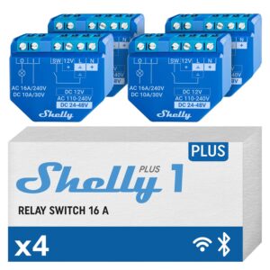 Shelly Plus 1: Умен Реле Превключвател за Домашна Автоматизация - Image 1