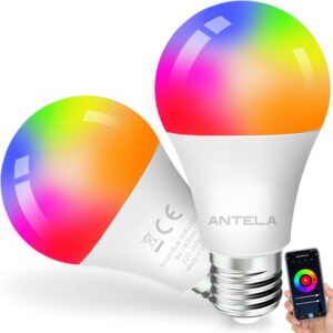 ANTELA Alexa Смарт LED Крушка E27, RGB Димируема - Image 1