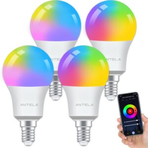 ANTELA Смарт LED Крушка E14 9W RGB Димируема, App Контрол - Image 1