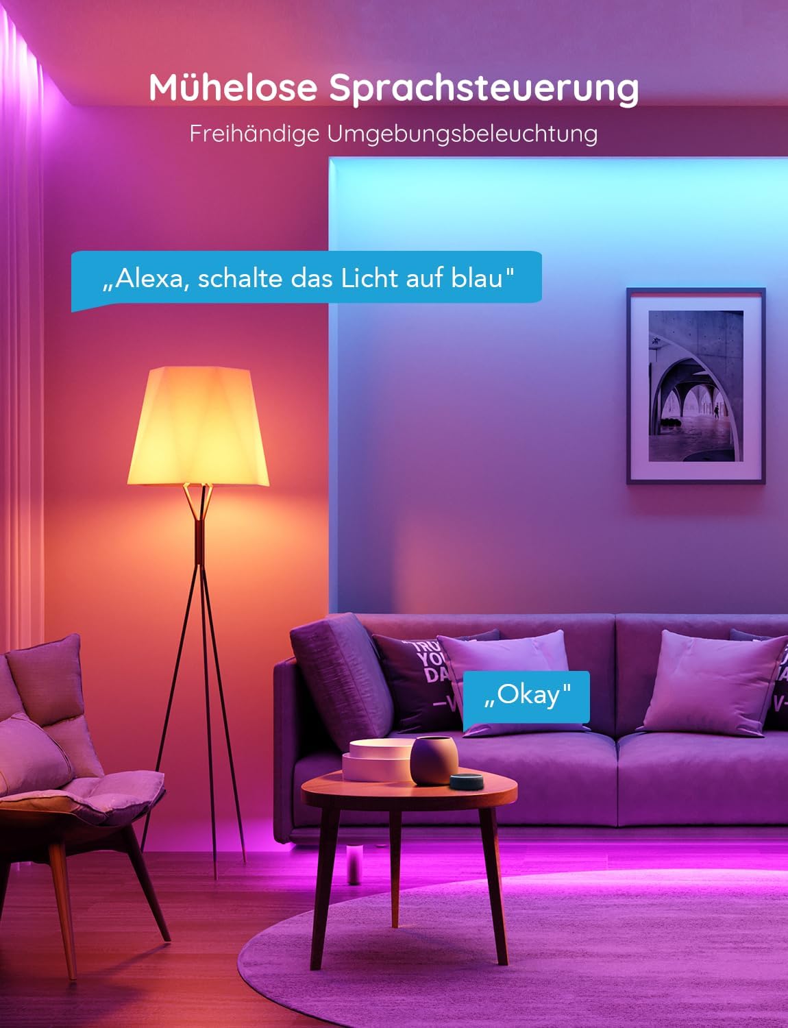 Govee LED лента 5м RGB WiFi с Alexa и Google - Image 2