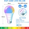 Умна LED крушка ANTELA RGB E27 9W за Google и Alexa - Image 2