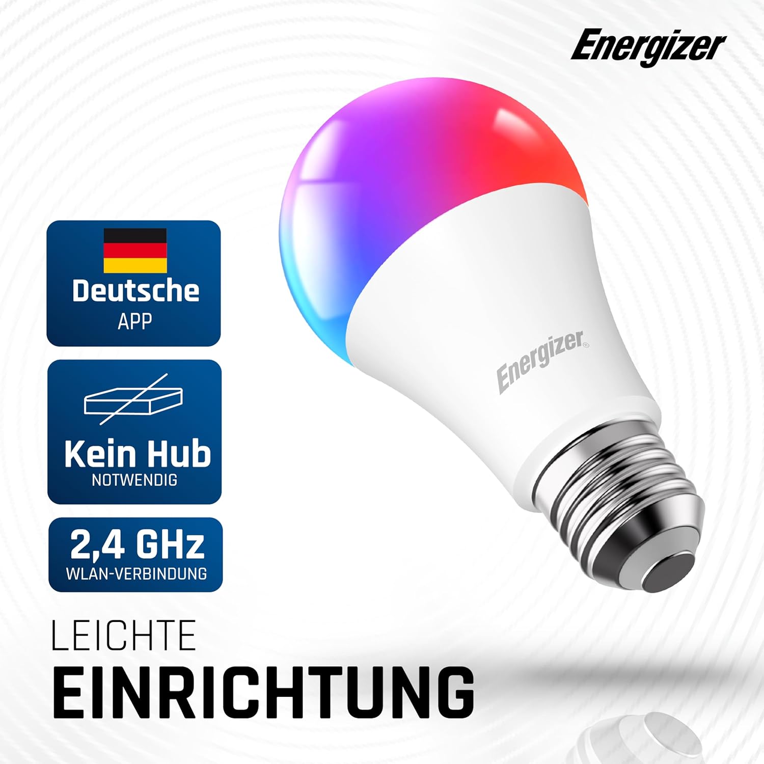 Energizer Smart WiFi LED крушка, E27, 9W, Цветна - Image 2