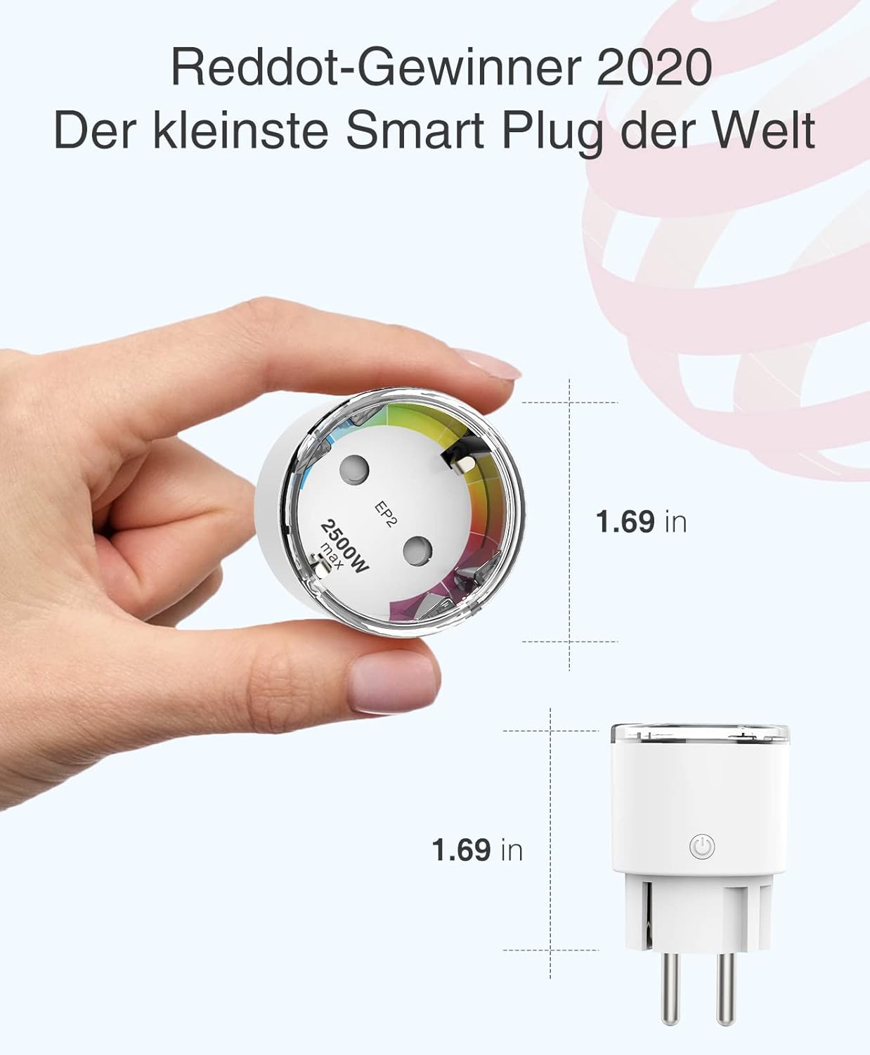 GHome Smart WiFi Socket with Energy Monitoring - Image 2