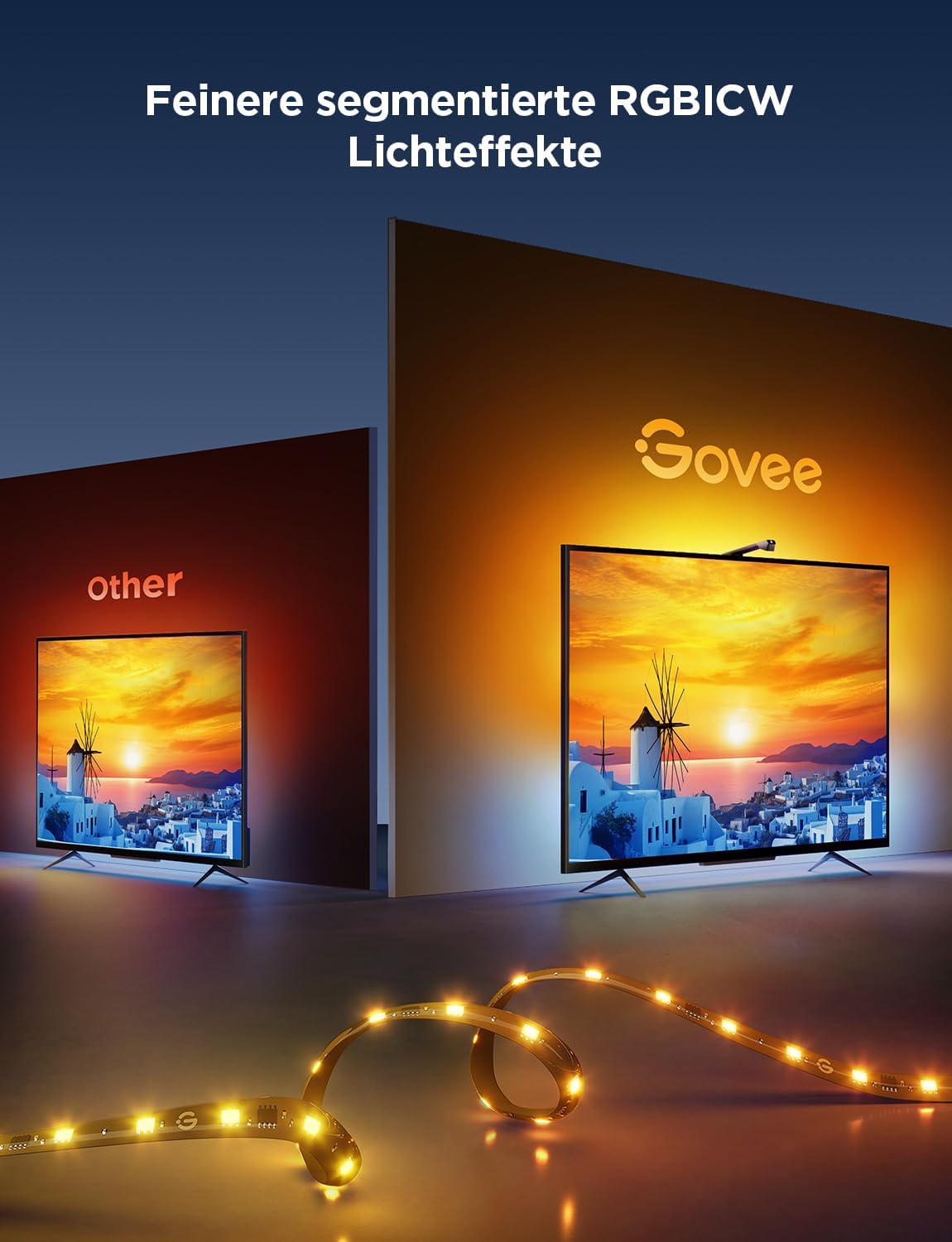 Govee TV Backlight 3 Lite с Fish-Eye функция, 4 цвята - Image 3