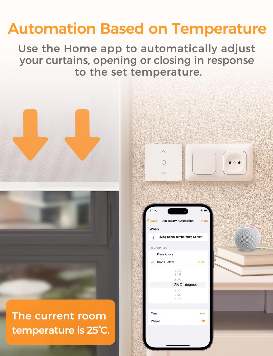 Умен WiFi Превключвател за Щори с HomeKit Съвместимост - Image 3