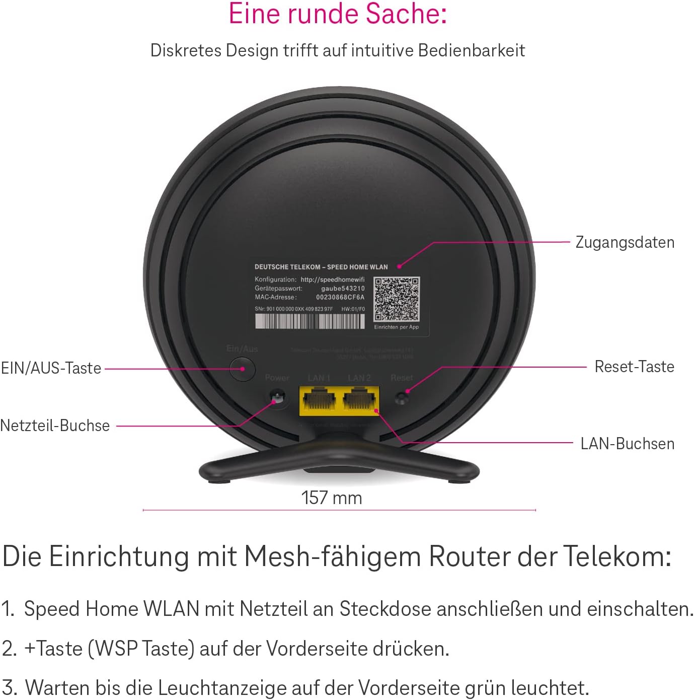 Мощен WiFi 6 Репитер от Telekom за бърза връзка - Image 3