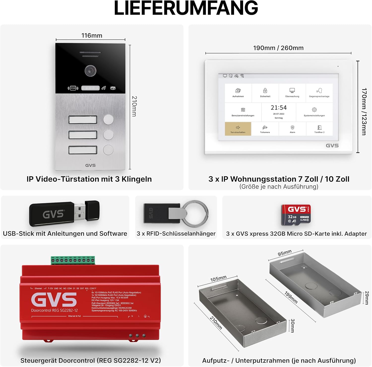 Интелигентна IP видео домофонна система GVS AVS4460U - Image 6